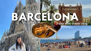 FIRST TIME TRAVELLING TO BARCELONA, SPAIN 🇪🇸// 3-Day Solo Travel Vlog