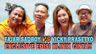 FAJAR SADBOY VS VICKY PRASETYO Exclusive Edisi Klinik Cinta!!