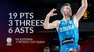 Goran Dragic 19 pts 3 threes 6 asts vs Estonia World Cup Quali