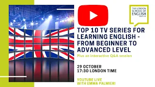 Top 10 TV series for learning English - from beginner to advanced level