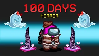 100 Days on Horror Island in Among Us