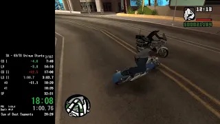 GTA:SA 69/70 Unique Stunt Jumps in 31:51