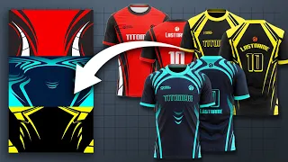 FREE ESPORTS JERSEY PATTERN DESIGNS (FREE FILES)