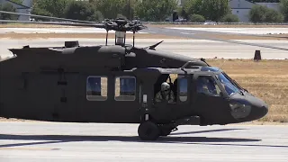 UH-60 Black Hawk - UH-72 Lakota - Start-up & Take-off - U.S. Army Helicopters