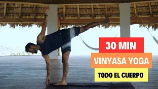 Yoga para Cuerpo Total (incluye Savasana) | Vinyasa 30 min | Flex, Fuerza y Movilidad