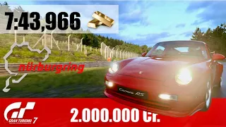 🇬🇧 GT7 - Nordschleife in a Classic - Porsche 911 Carrera RS CS 993 '95 - 2 Million Credits