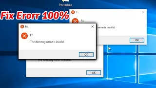 Fix Error "The directory name is invalid" - Tam Ratha