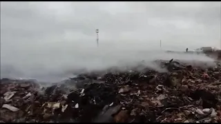 Пожар в Чашниково. Видео местных жителей.