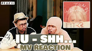 LAGU NYA KEREN BANGET !!! |IU 'Shh.. (Feat. HYEIN, 조원선 & Special Narr. 패티김)' MV REACTION INDONESIA