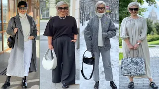 Vintage clothing for women over 50+60+70 I winter business casual outfits for women 2024 I Shein