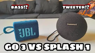 JBL GO 3 VS TRONSMART SPLASH 1 "BATTLE OF THE MINI BLUETOOTH SPEAKERS?!"