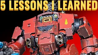 5 Lessons I Learned Painting Blood Angels, Plus the New Brutalis Dreadnought | Warhammer 40k