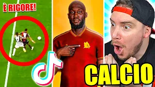 REAZIONE AI TIKTOK SUL CALCIO #27 - ERA RIGORE! JUVE LADRA!! LUKAKU alla ROMA!