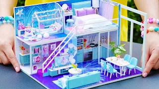 DIY Miniature House Frozen Elsa Build 2 Bedrooms, Bathroom, Kitchen, Living Room