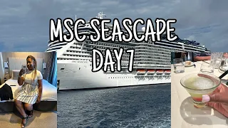 MSC SEASCAPE DAY 7: WOW...MSC did THIS on our LAST day!!!!