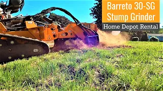 Barreto 30-SG Stump Grinder | Home Depot Rental