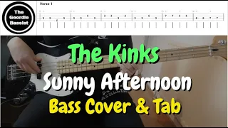 The Kinks - Sunny Afternoon - Bass cover with tabs