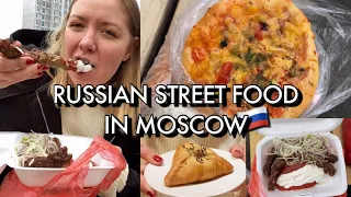 RUSSIAN STREET FOOD | horse meat | khachapuri | huge doner | Russian pizza and more!