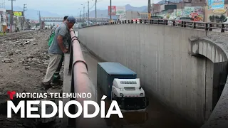 Impresionantes imágenes que deja la furia del agua en Perú | Noticias Telemundo