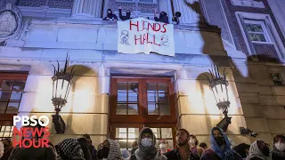 Columbia University protest escalates with students occupying building on campus