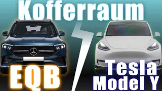 TESLA vs. MERCEDES - Kofferraum