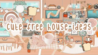 Cute Free House Ideas 🔆🧺🔑 | Toca Boca | Toca Life World ♡♡♡