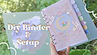 Making my Back to School Binder Notebook | 6Ring Binder × A5 × DIY × Setup × Unboxing...✨📒