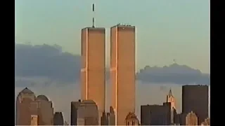 World Trade Center Twin Towers from Liberty Statue - 1998