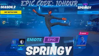 FORTNITE SPRINGY EMOTE (SEASON 2 TOP TIER EMOTE)