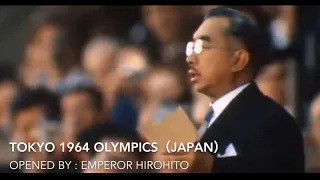 Footage of Summer Olympics opening declaration 1936 - 2016