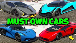 Top 10 Cars You Must Own in 2023 | GTA 5 Online