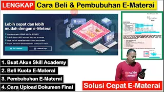 [LENGKAP] Cara Beli dan Pembubuhan E-Materai Berkas Pendaftaran CPNS dan PPPK di SSCASN.BKN.GO.ID