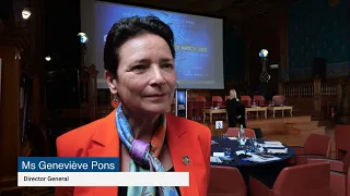 Ms Geneviève Pons, Director General and Vice-President Europe Jacques Delors