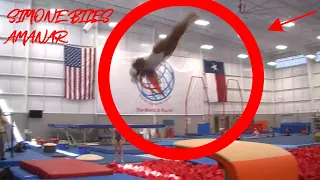 Simone Biles Nails Amanar In Training - Gymnastics Flashback