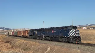 Montana Rail Link (MRL) SD70ACe #4316 03/18/2021 Livingston MT