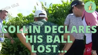 Brooks Finds a Ball After Collin Declares His LOST - Golf Rules Explained