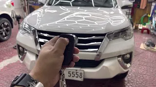 REMOTE START YOUR TOYOTA FORTUNER #teamgavin #remotestart #PKE #toyota