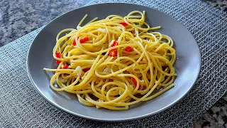 Authentic Italian Spaghetti Aglio, Olio e Peperoncino | Bruno Masfer