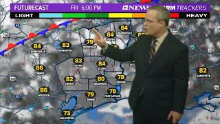 Showers, Storms Likely Saturday Night