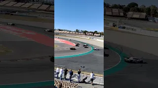 Crash Lamborghini Super Trofeo 2022 Circuit Barcelona Catalunya