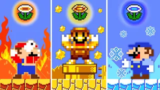 Can Mario Collect All Random Flower in Super Mario Bros. | ADN MARIO GAME