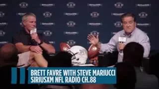 Brett Favre on his first NFL pass