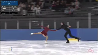 Kelly Ann Laurin and Loucas Ethier - Championnats québécois d'été 2023. LP.