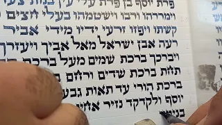 Writing a Torah scroll