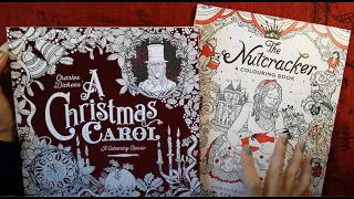 ASMR | A Christmas Carol Coloring Book! Whispered Show & Tell, Reading and Rambling
