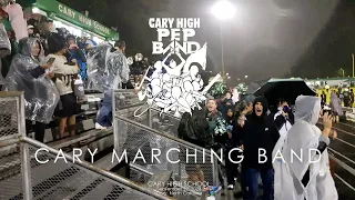 Cary Marching Band as Pep Band at Wind & Rain at  Football Game, 9/22/2023