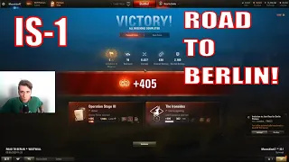 IS-1 GAMEPLAY IN ROAD TO BERLIN. HOW TO PLAY IS-1 / ROAD TO BERLIN GAME MODE ! EPIC VICTORY