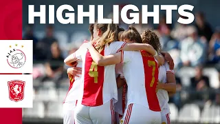 𝐁𝐈𝐆 𝐠𝐚𝐦𝐞. 𝐁𝐈𝐆 𝐫𝐞𝐬𝐮𝐥𝐭. 🔥 | Highlights Ajax Vrouwen - FC Twente Vrouwen | Azerion Vrouwen Eredivisie