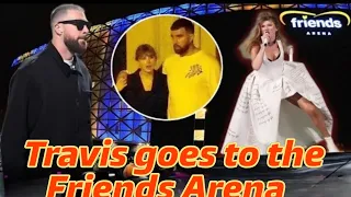 Travis Kelce Arrives at Stockholm's Friends Arena for Taylor Swift's Eras Tour
