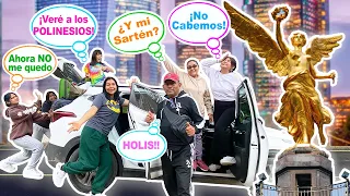 🚗 NOS VAMOS A LA CIUDAD 🌎 ¡VIAJANDO CON MI LOCA FAMILIA👨‍👩‍👧‍👧 (8 Horas en Carretera)😱| CONNY MERLIN